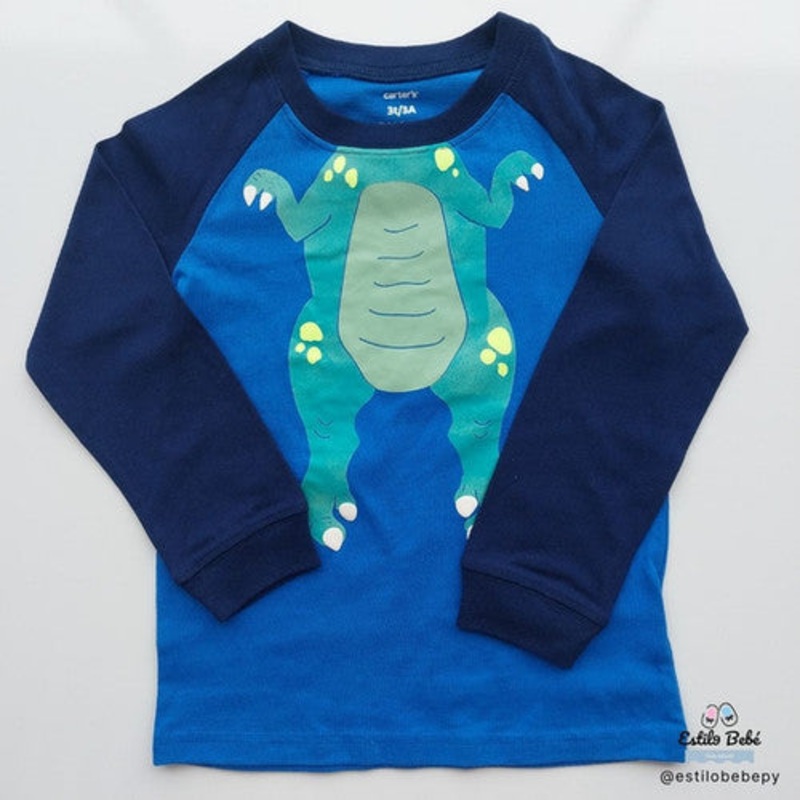 Carter’s Boy’s Multicolor Dinosaur Long-Sleeve Blouse | Carter’s In Lebanon