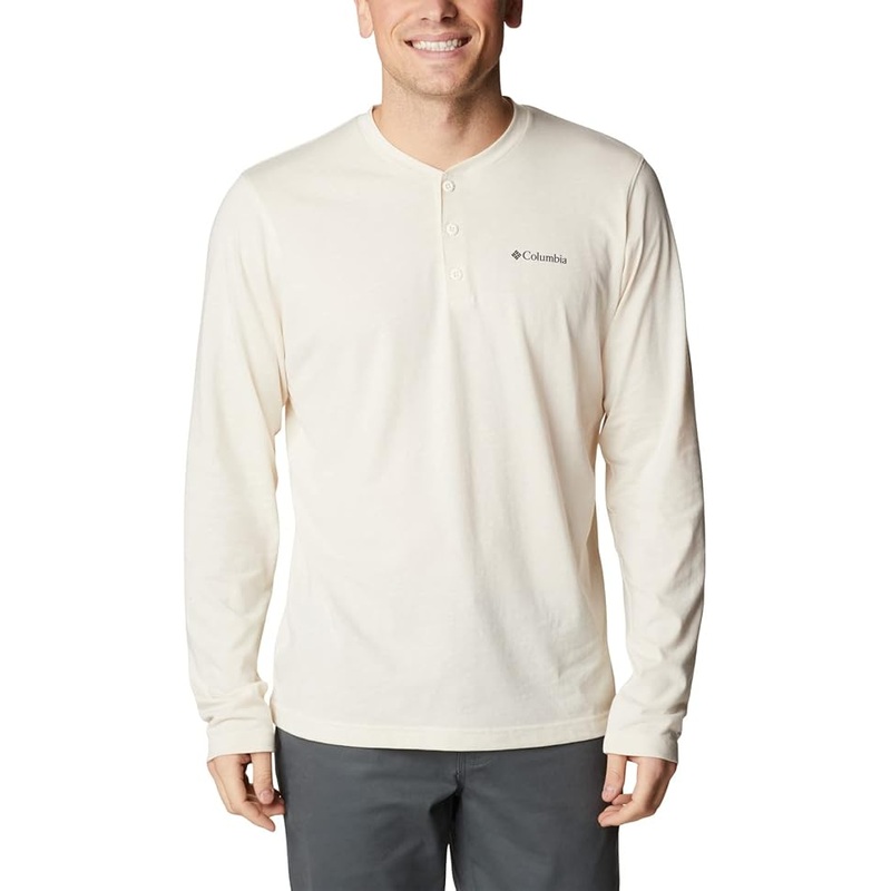 Columbia Men’s Off White Thistletown Hills Hiking Henley Blouse |Columbia In Lebanon