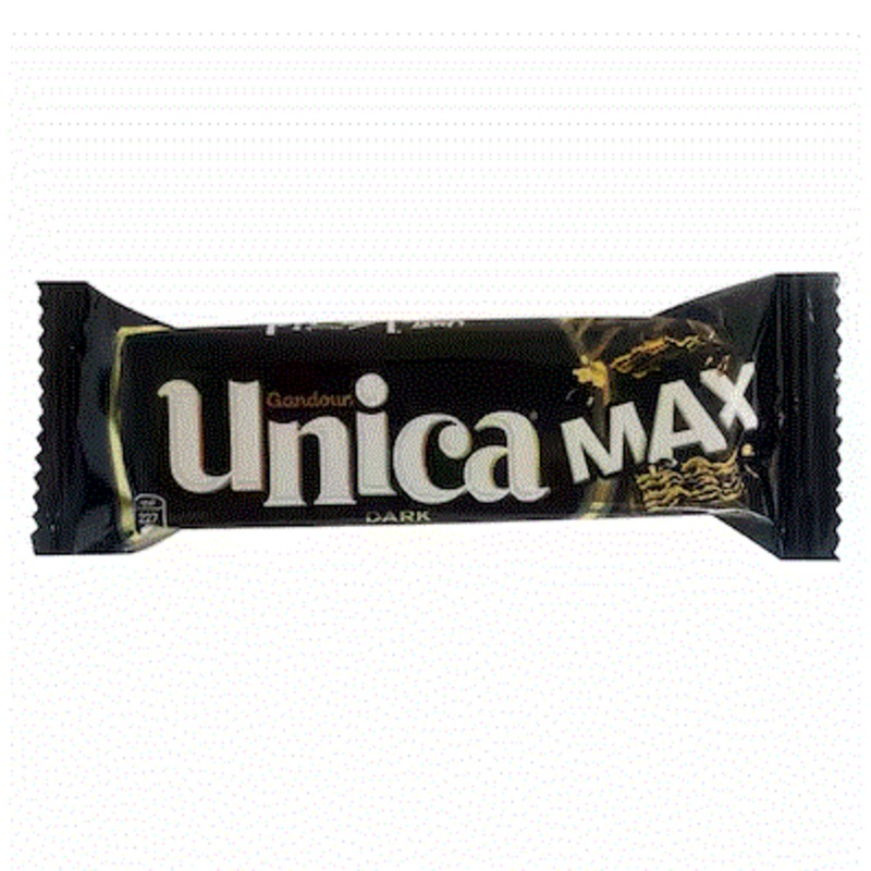 Gandour Unica Max Dark Chocolate Coated Wafer With Dark Chocolate 45g | Gandour In Lebanon