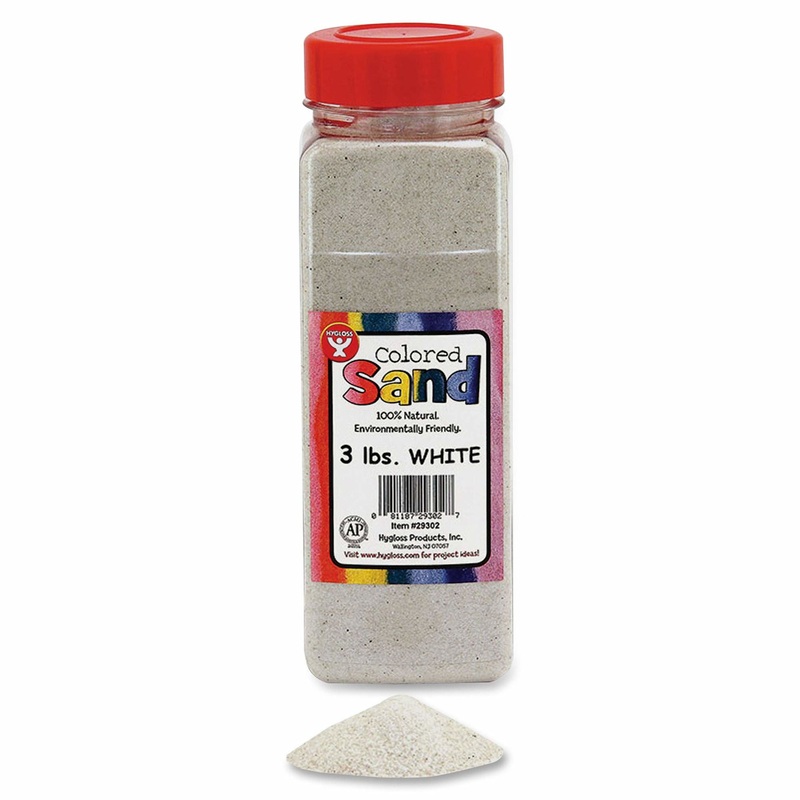 Hygloss Colored Craft Sand 3-Pound White | Hygloss In Lebanon