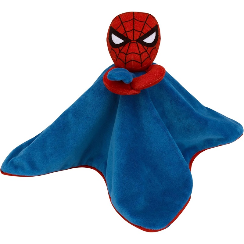 Marvel Spiderman Blue and Red Super Soft Security Baby Blanket | Marvel In Lebanon