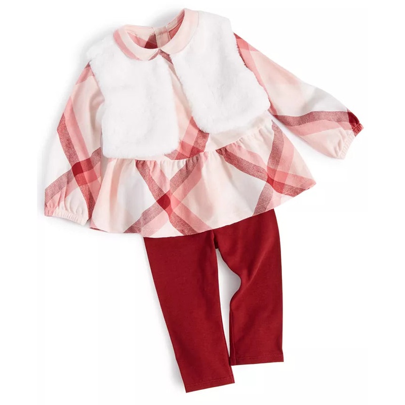 Miles The Lable Baby Girl’s Multicolor 3pcs Baby Set |Miles The Lable  In Lebanon