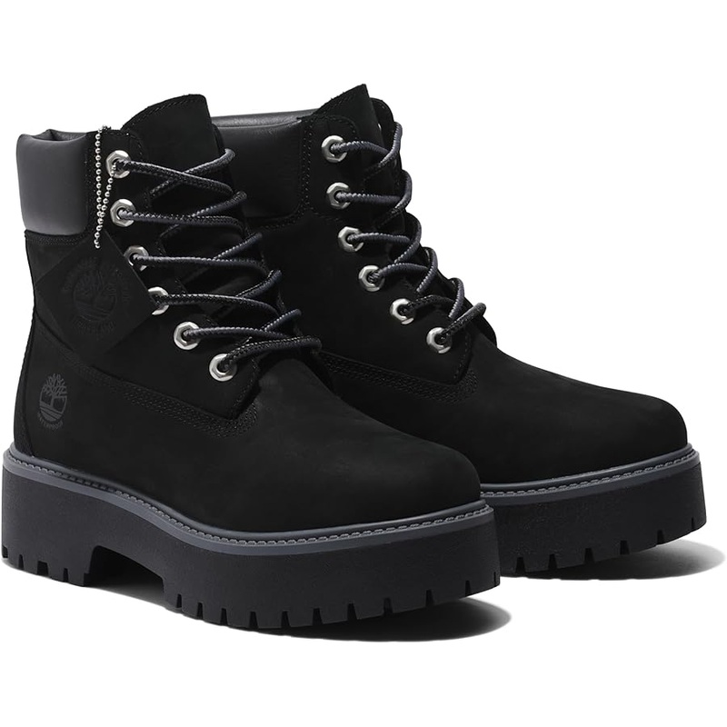 Timberland Women’s Black Stone Street Lace Up Waterproof Boot | Timberland In Lebanon