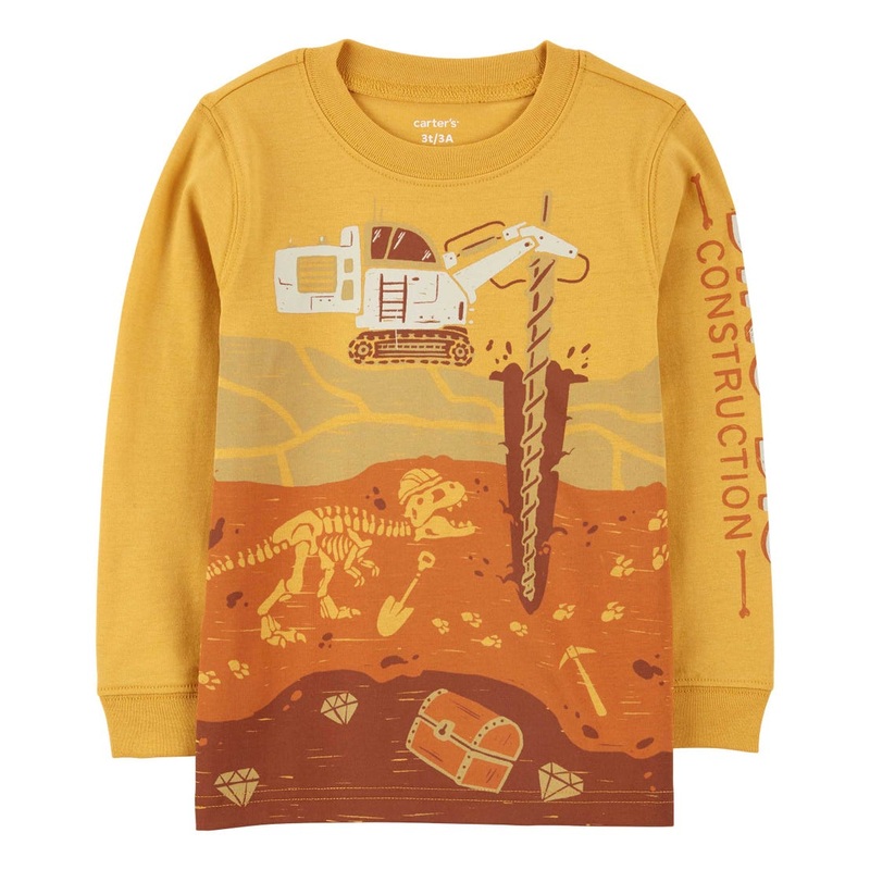 Carter’s Baby Boy’s Yellow Long Sleeve Blouse | Carter’s In Lebanon