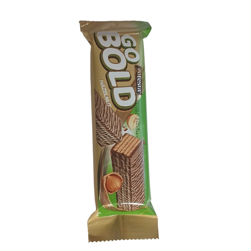 Go Festa Go Bold Hazelnut Milk Chocolate Coated Wafer Filled With Hazelnut Cream 50g | Go Festa In Lebanon