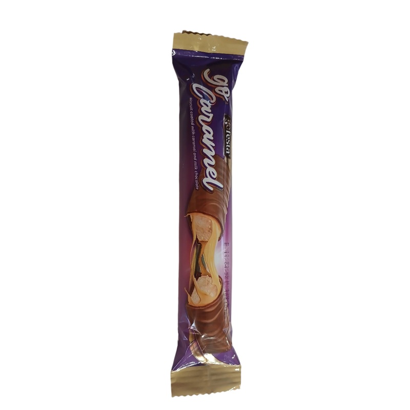Go Festa Go Caramel Biscuit Coated With Caramel & Milk Chocolate 43g | Go Festa In Lebanon
