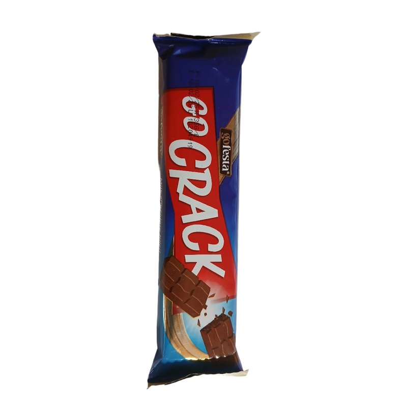 Go Festa Go Crack Milk Chocolate Filled With Crispy Rice 35g | Go Festa In Lebanon