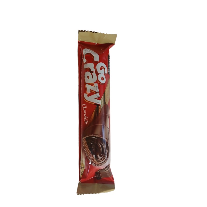Go Festa Go Crazy Chocolate Milk Chocolate Filled With Chocolate Cream & Biscuit 36g | Go Festa In Lebanon