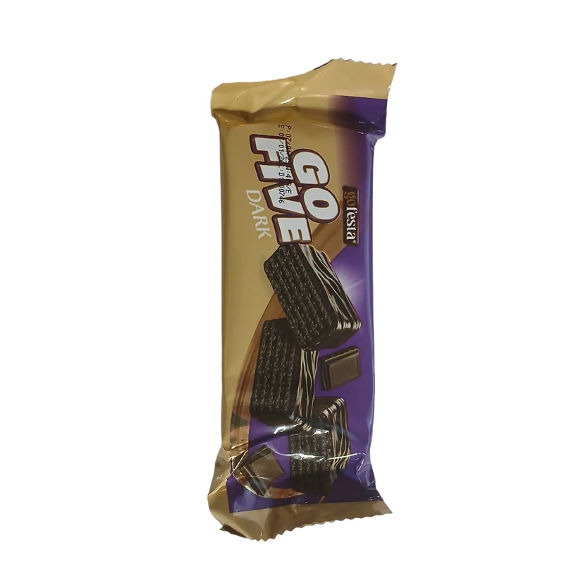 Go Festa Go Five Dark Chocolate Coated Wafer Filled With Dark Cream 40g | Go Festa In Lebanon