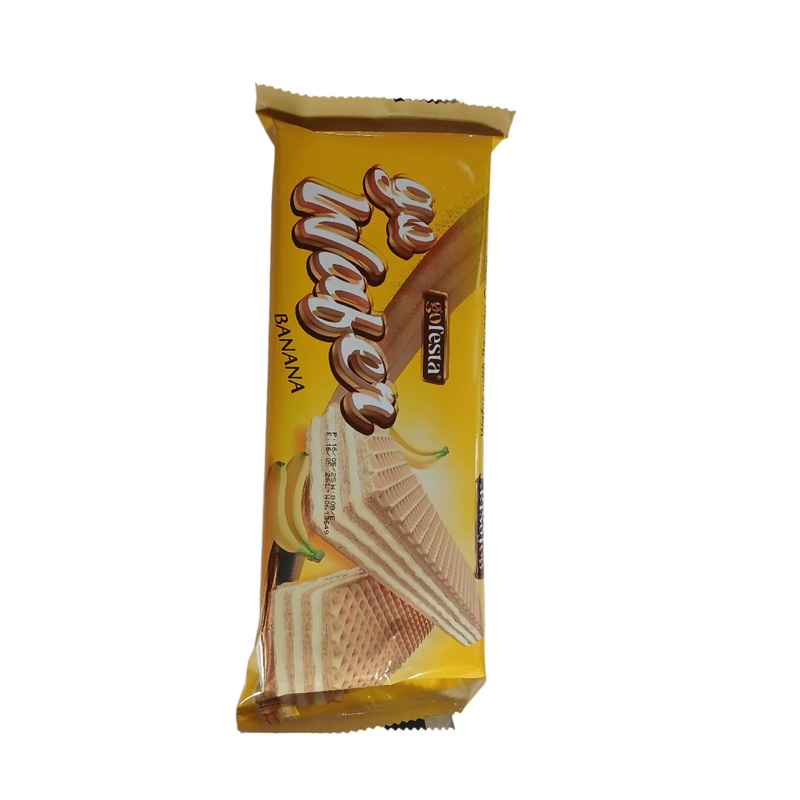 Go Festa Go Wafer Banana Wafer Filled With Banana Cream 80g | Go Festa In Lebanon