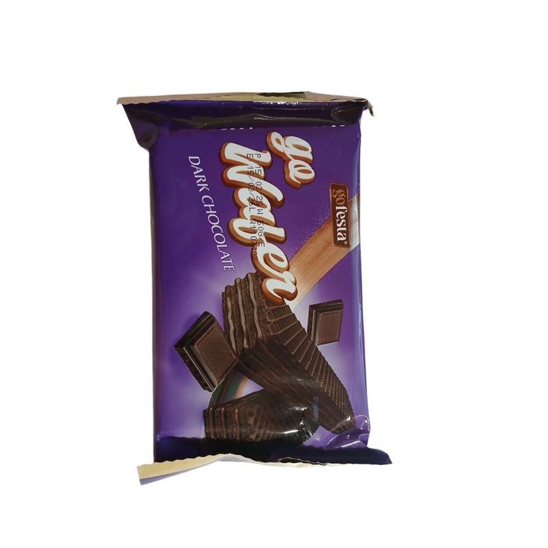 Go Festa Go Wafer Dark Chocolate Wafer Filled With Cocoa & Dark Chocolate Cream 50g | Go Festa In Lebanon