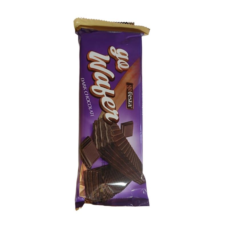 Go Festa Go Wafer Dark Chocolate Wafer Filled With Cocoa & Dark Chocolate Cream 80g | Go Festa In Lebanon