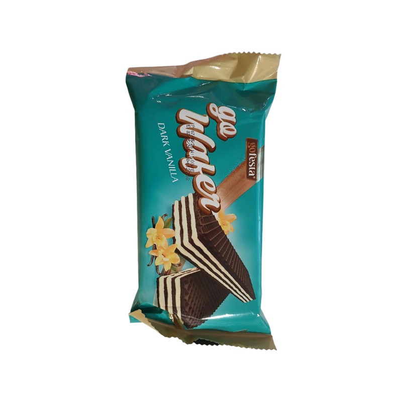 Go Festa Go Wafer Dark Vanilla Wafer Filled With Cocoa & Vanilla Cream 50g | Go Festa In Lebanon