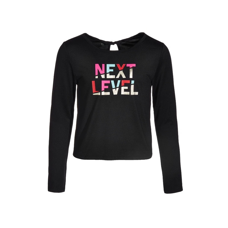 ID Ideology Girl’s Printed Twist Back Long-Sleeve Blouse | ID Ideology In Lebanon