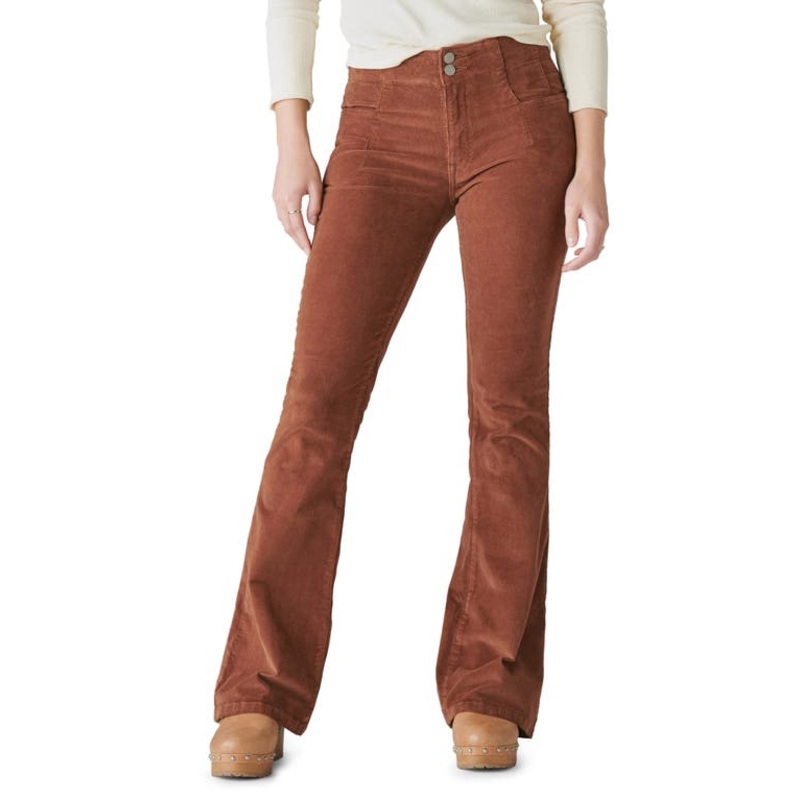 Lucky Brand Women’s Brown High Rise Flare Pant | Lucky Brand In Lebanon