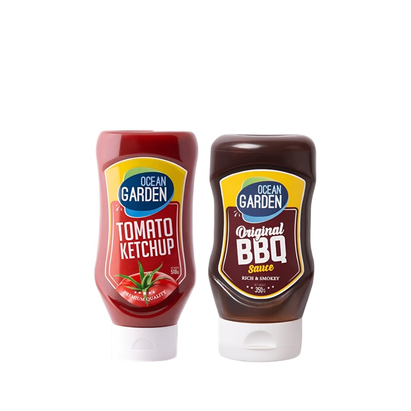 Ocean Garden Tomato Ketchup 340g + BBq Sauce 350g (Special Offer) | Ocean Garden In Lebanon