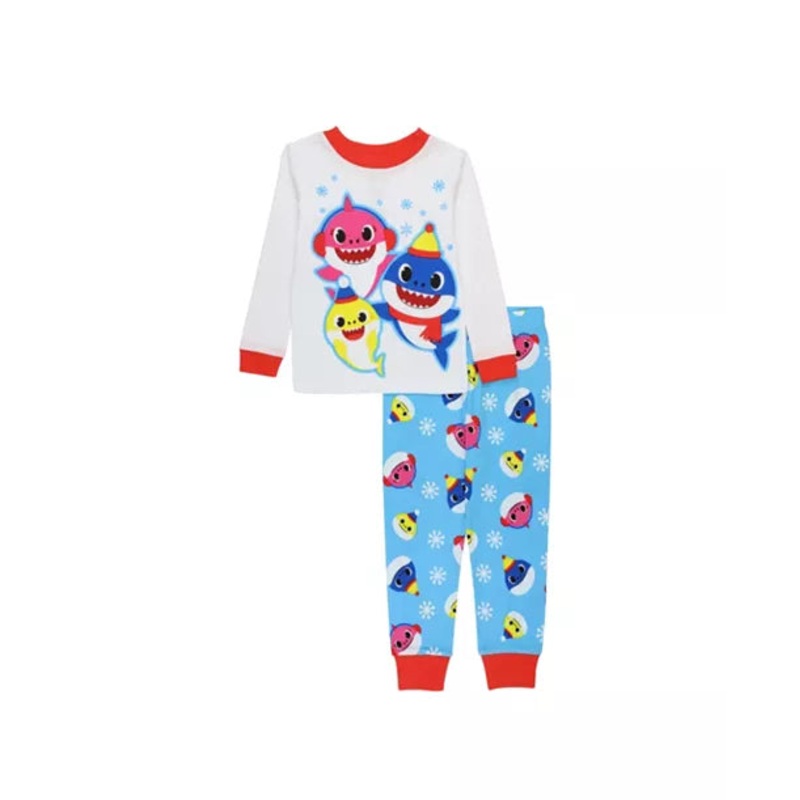 Pinkfong Boy’s Multicolor Baby Shark 2-PC Cotton Pajama Set | Pinkfong In Lebanon