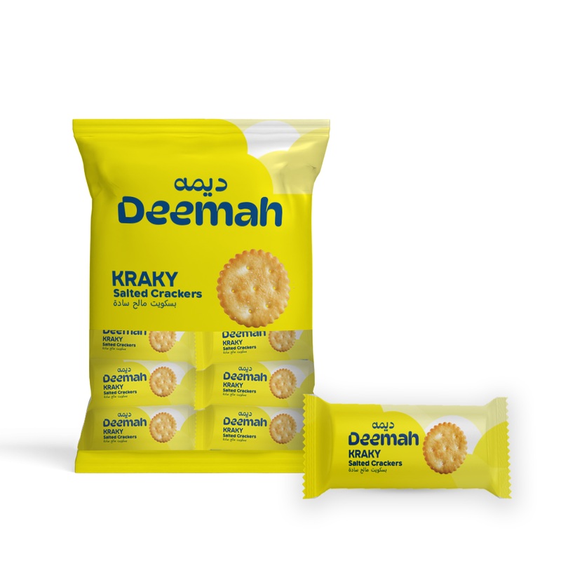 Deemah Kraky Salted Crackers 42gx12 | Deemah In Lebanon
