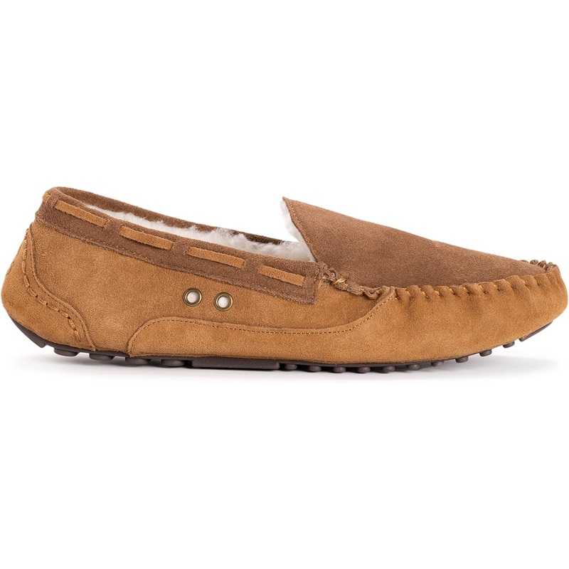 Muk Luks Men’s Camel Everett Moccasin Slippers | Muk Luks in Lebanon