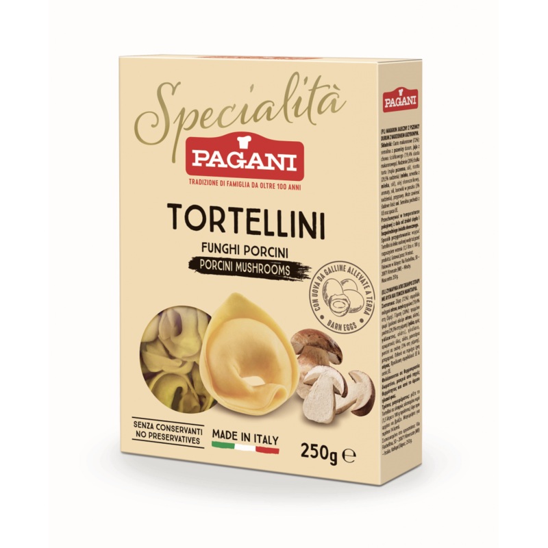 Pagani Specialit Tortellini Porcini Mushrooms 250g | Pagani In Lebanon