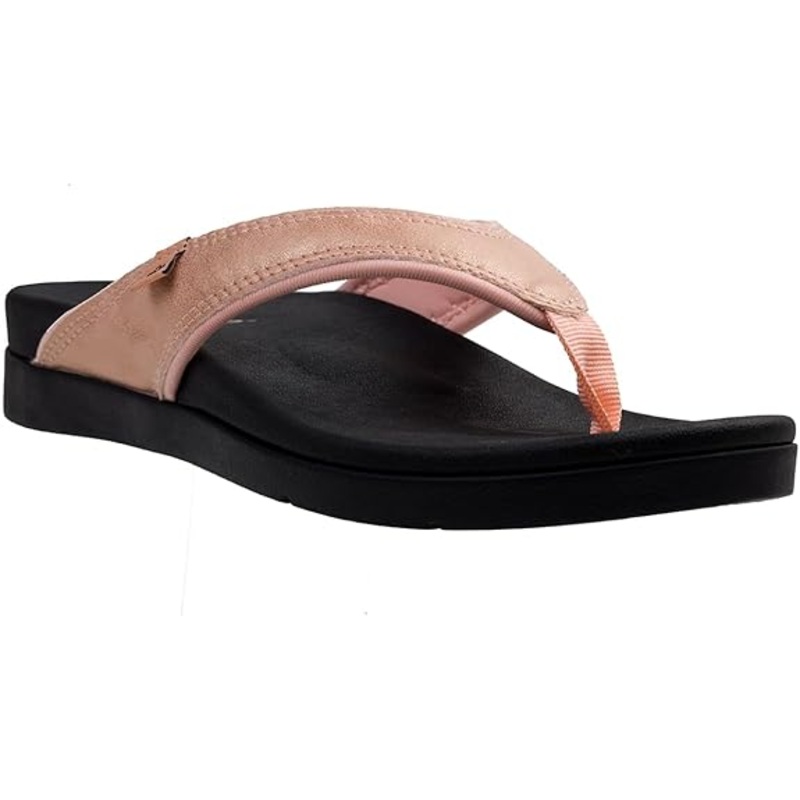 Spenco Women’s Dusty Rose Shoreline Dusted Metallic Flip-Flop Slipper |Spenco In Lebanon
