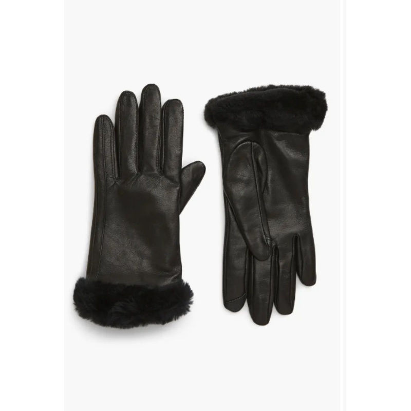 UGG Women’s Black Seamed Tech Gloves| UGG In Lebanon