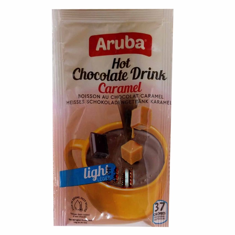 Aruba Hot Chocolate Drink Caramel Light 10g | Aruba In Lebanon
