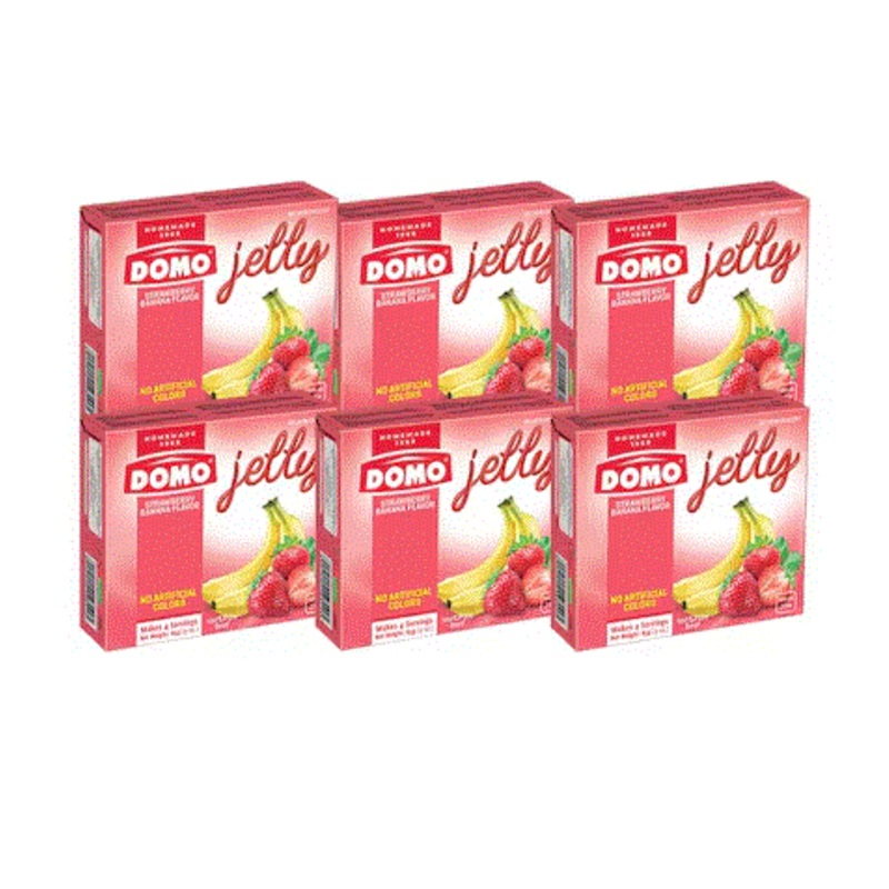 Domo Jelly Strawberry Banana Flavor 5+1 Free | Domo In Lebanon