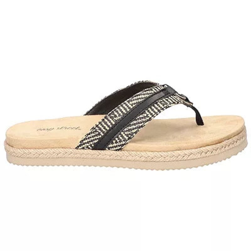 Easy Street Women’s Black Starling Flat Slipper |Easy Street  In Lebanon