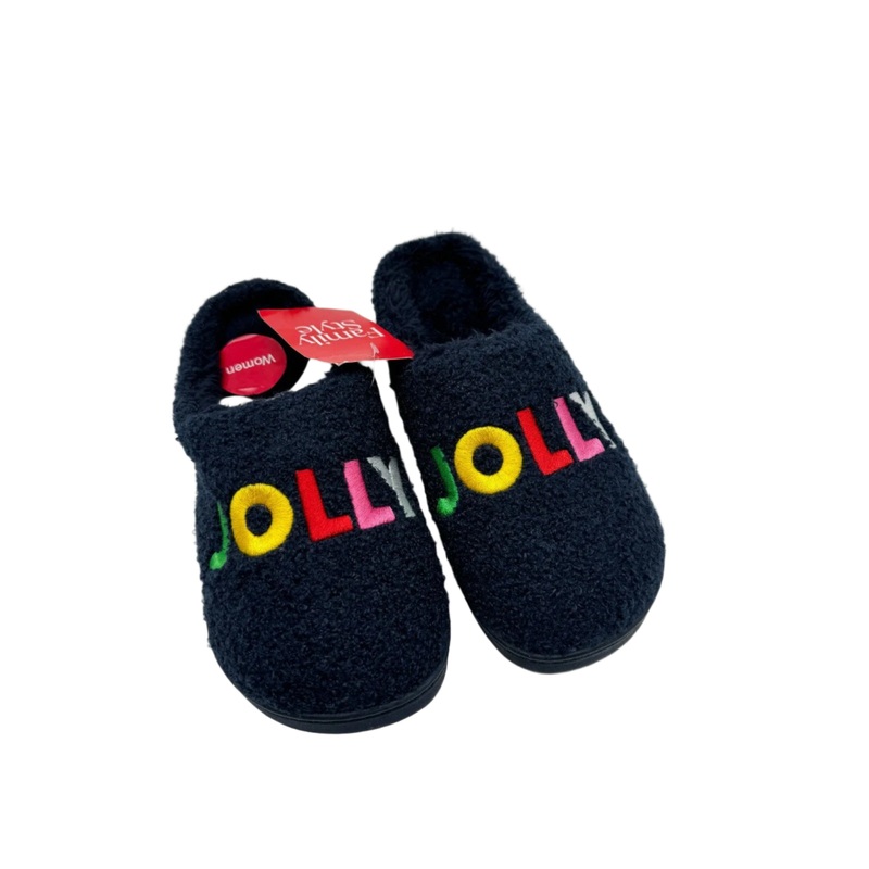 Family Pajamas Women’s Navy Jolly Closed-Toe Slippers |Family Pajama In Lebanon