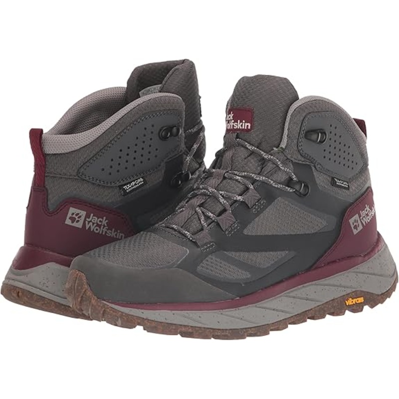 Jack Wolfskin Women’s Gray Terraventure Texapore Mid W Hiking Boot |Jack Wolfskin In Lebanon