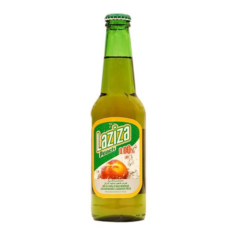 Laziza Peach Bottle 330ml | Laziza In Lebanon