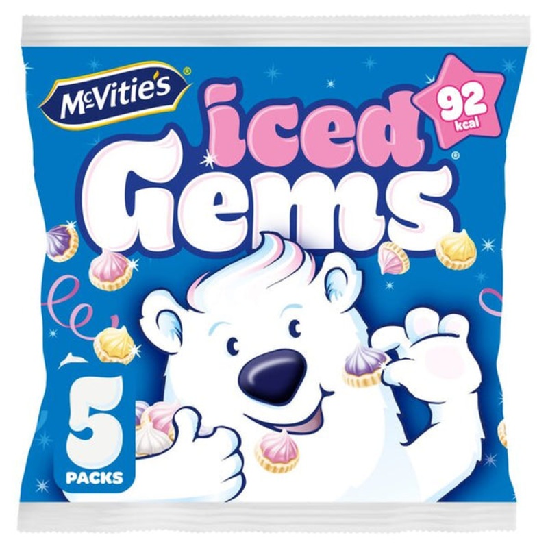 McVitie’s Iced Gems Biscuits 5 per pack