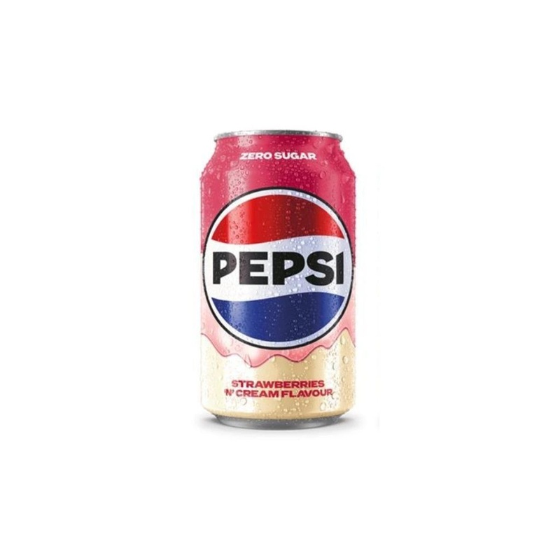Pepsi Strawberries ‘N’ Cream Can 330ml | Pepsi In Lebanon