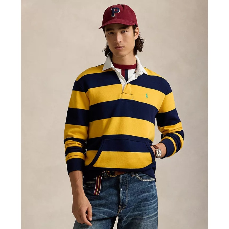 Polo Ralph Lauren Big Boy’s Multicolor Striped Fleece Rugby Sweatshirt |Polo Ralph Lauren In Lebanon