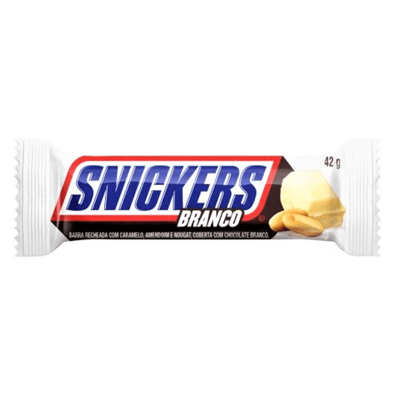 Snickers Branco White Chocolate Bar 42g | Snickers In Lebanon