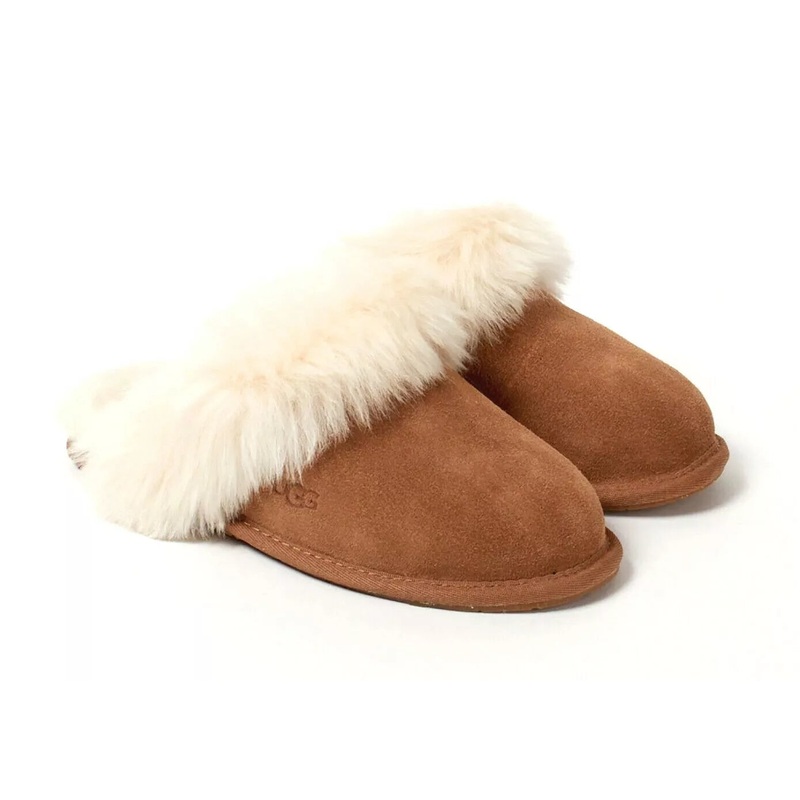 UGG Women’s Camel Fur Iside W Scuff Sis Slippers | UGG In Lebanon