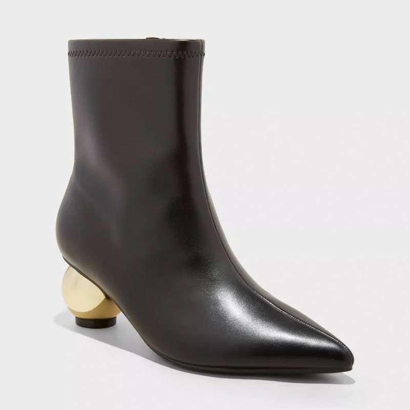 A New Day Women’s Black Jaz Ball Heel Stretch Ankle Boots |A New Day In Lebanon