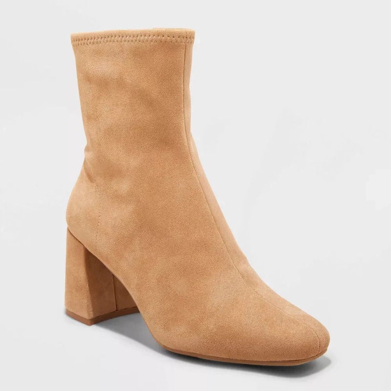 A New Day Women’s Tan Pippa Stretch Ankle Boots |A New Day In Lebanon