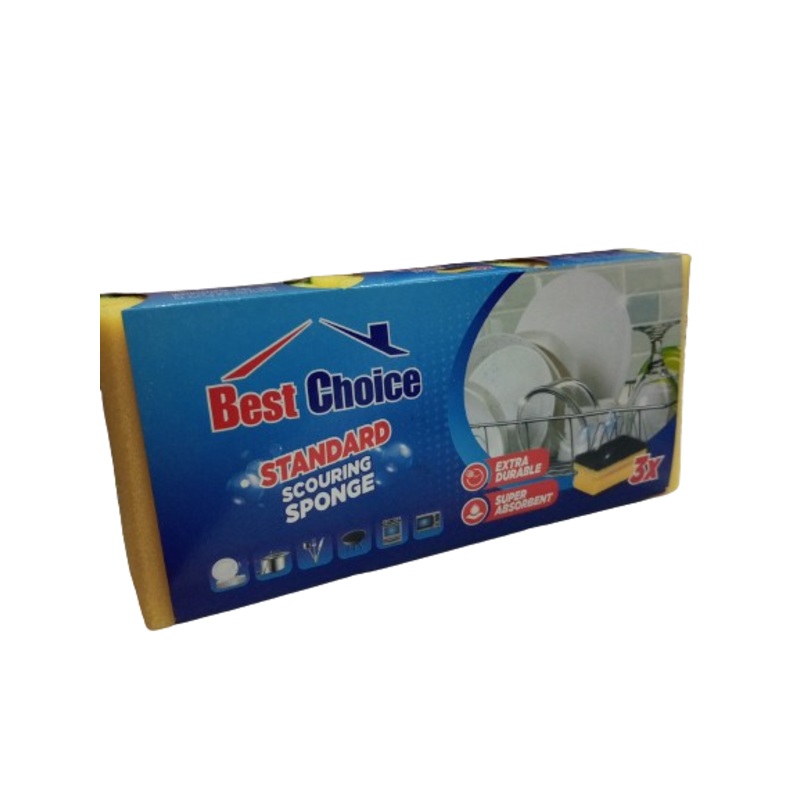 Best Choice Standard Scouring Sponge X3 | Best Choice In Lebanon