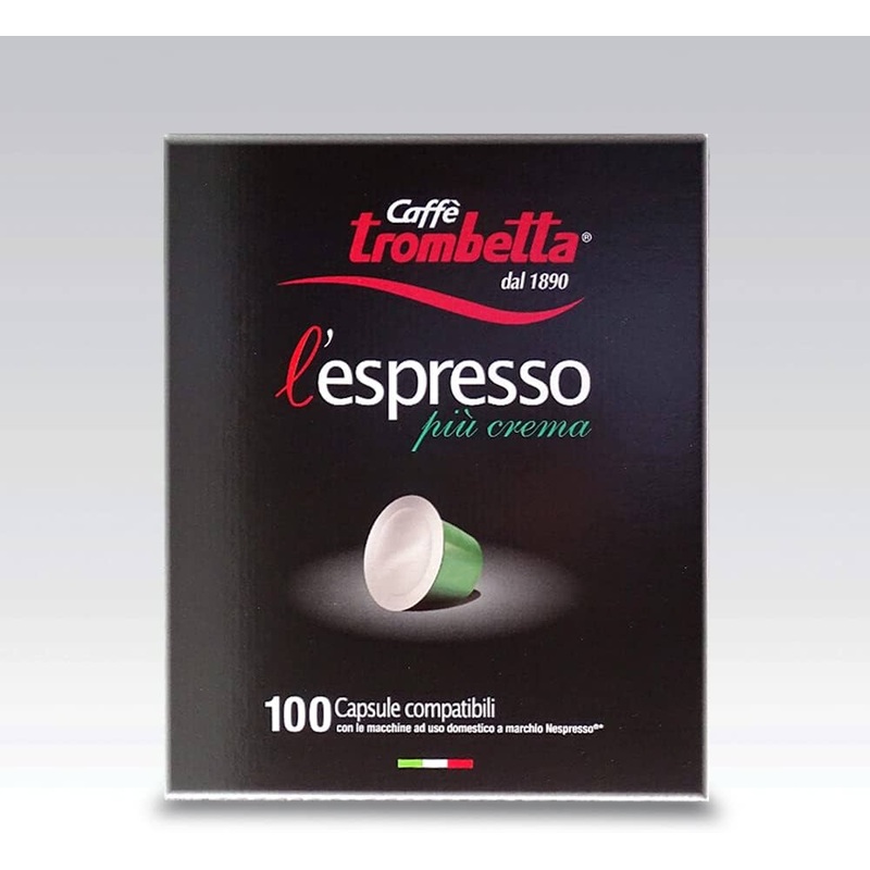 Caffe Trombetta l’espresso 100 Capsule  | Caffe Trombetta In Lebanon