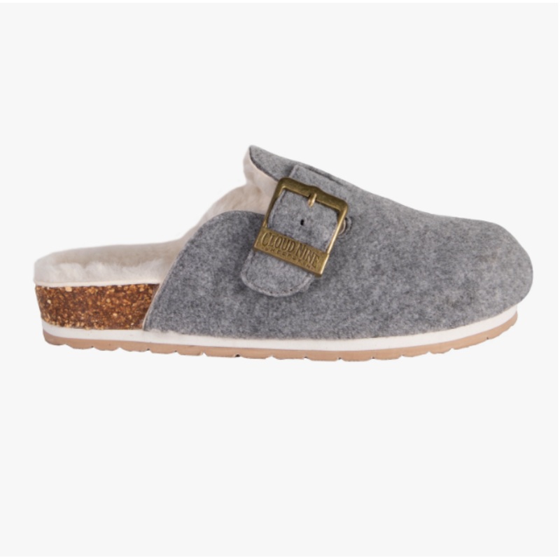 Cloud Nine Women’s Grey Shirley Scuff2 Slippers | Cloud Nine In Lebanon