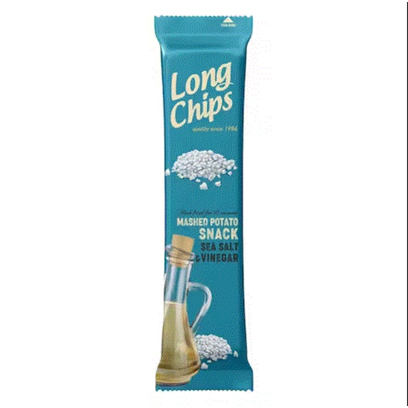 Long Chips Mashed Potato Snack Sea Salt & Vinegar 75g | Long Chips In Lebanon