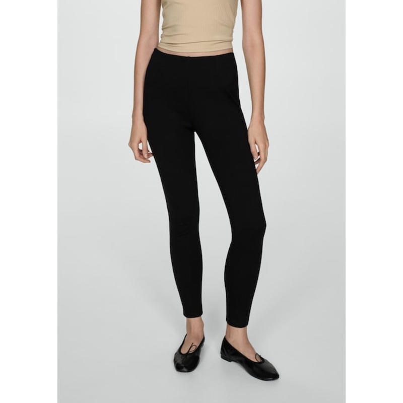 Mango Women’s Black High Waist Legging |Mango In Lebanon