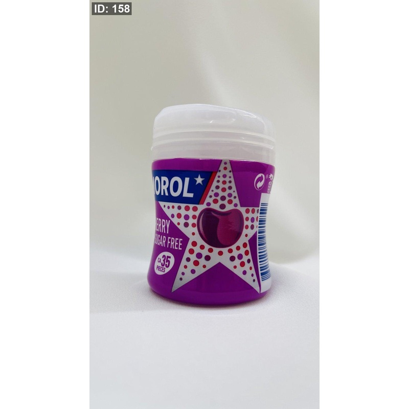 Stimorol Wild Cherry Falour Chewing Gum Sugar Free Jar 50g