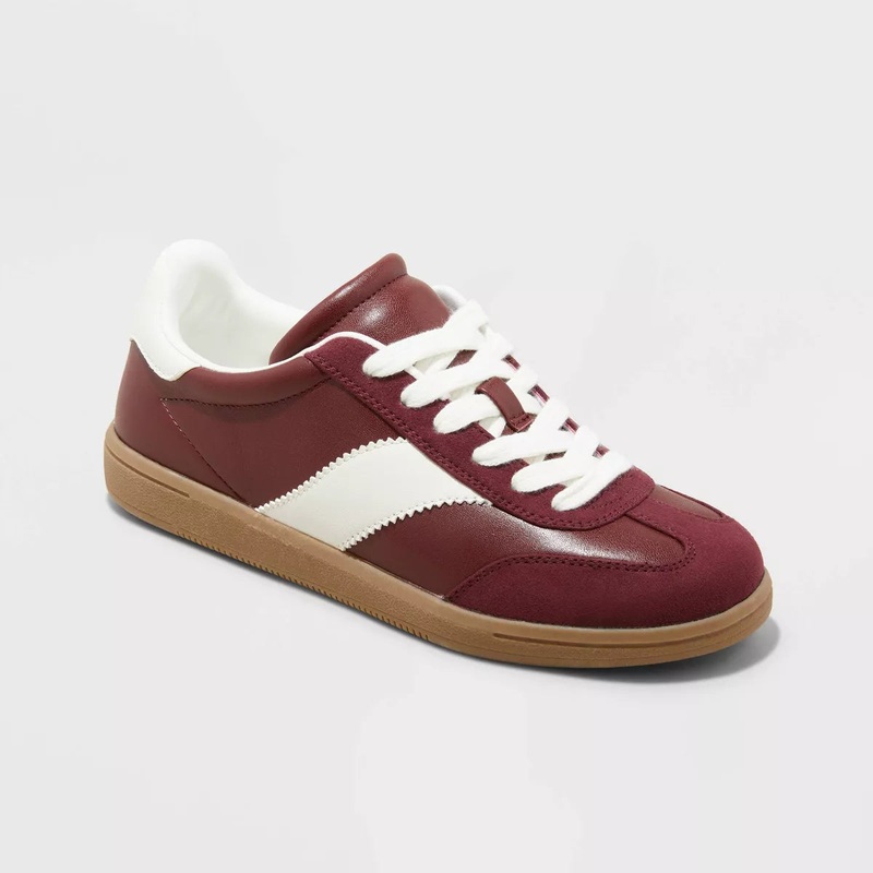 Universal Thread Women’s Burgundy Spencer Fashion Sneakers | Universal Thread In Lebanon