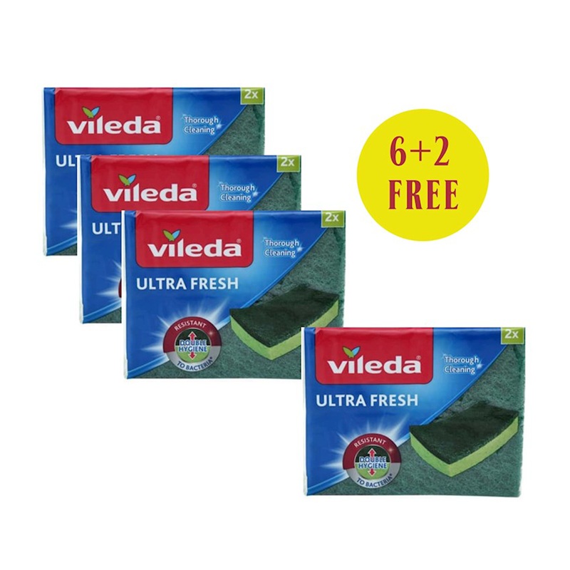Vileda High Foam Ultra Fresh 6 + 2 Free | Vileda In Lebanon