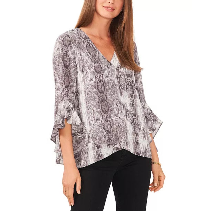 Vince Camuto Women’s Multi Color Animal Printed Blouse | Vince Camuto In Lebanon