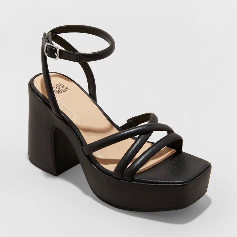Wild Fable Women’s Astro Strappy Platform Heels with Memory Foam Insole |Wild Fable In Lebanon