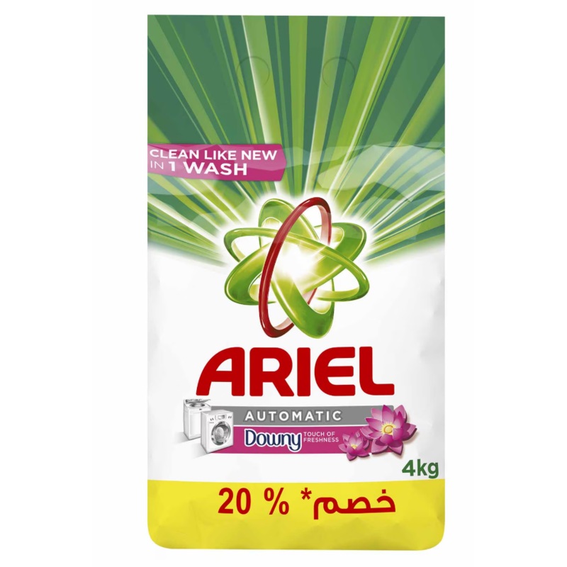 Ariel Automatic Downy Powder 4kg 20% Off | Ariel In Lebanon